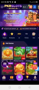 PKRSLOTS game Download – Features, Login Guide & Mobile Experience in Pakistan 1